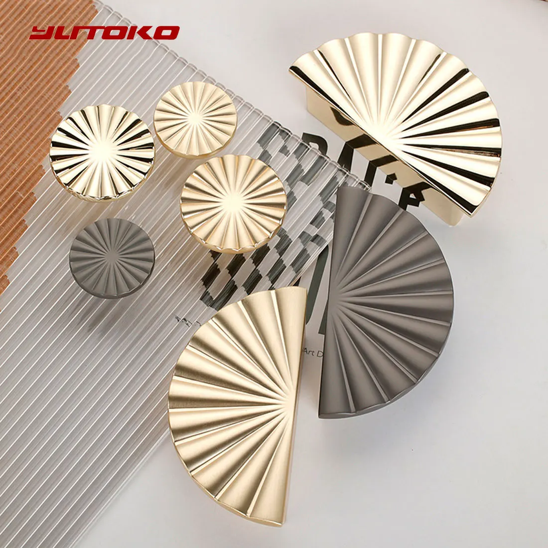 2/5/10PCS Gold Griffe Küche Schrank Lagerung Tür Knöpfe Möbel Griff Küche Artikel Schrank Schublade Kommoden schrank Zieht