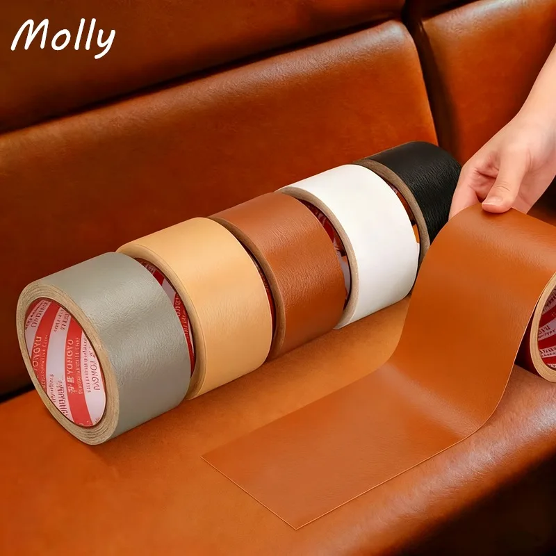 Selbstklebendes Leder-Reparaturband-Set, langlebige Reparaturflicken aus PU-Leder für Möbel, Sofa, Stuhl, Auto, Elektrofahrzeug, Sitze