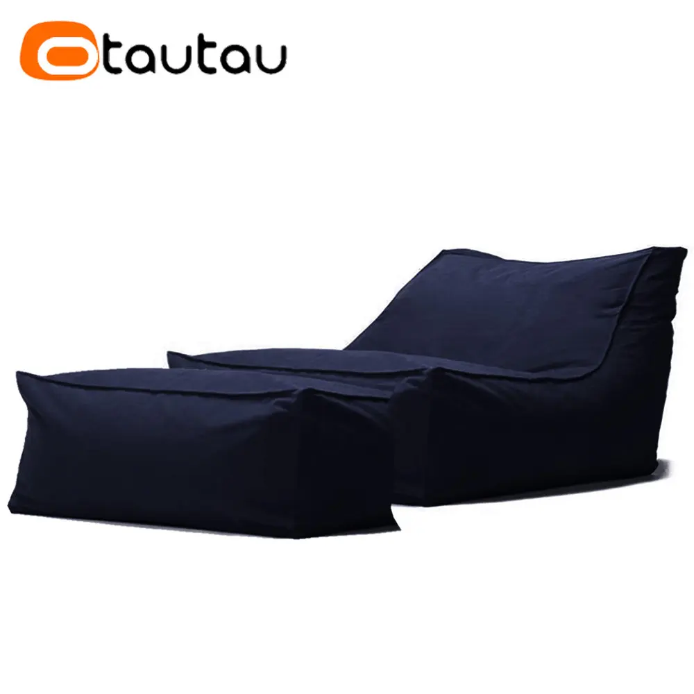 Otautau im Freien wasserdicht Oxford Chaiselongue Hocker Abdeckung kein Füller Garten Strand Camp Sitzsack Schlafs ofa Puff Salon Ottomane sf062 Image