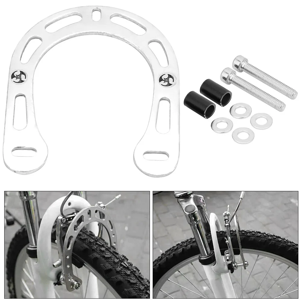Fahrrad-Bremskraftverstärker, V-Bremskraftverstärker aus Aluminiumlegierung, Bremskraftverstärker-Teile für Mountainbikes, Schrauben im Lieferumfang enthalten Image