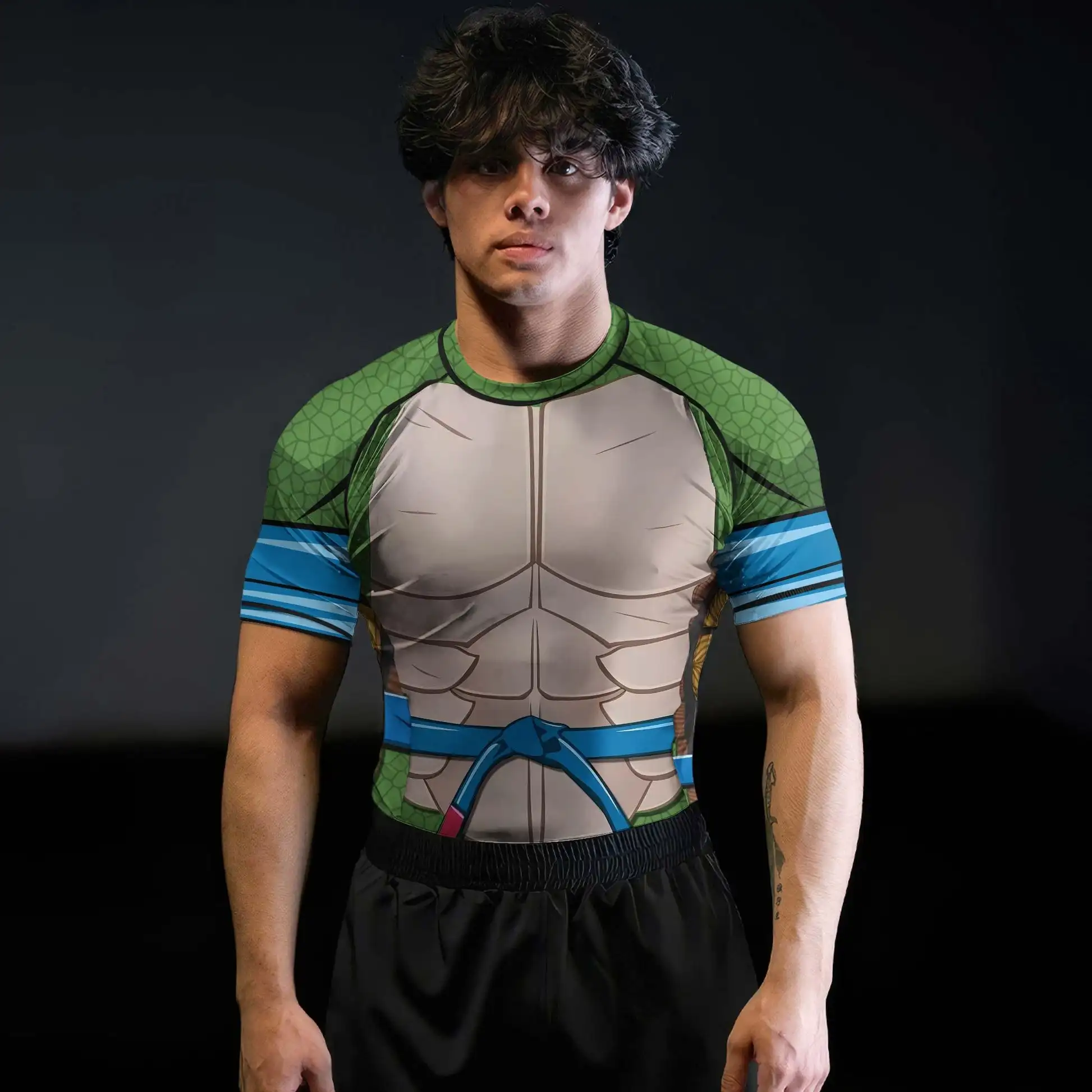 Teenage Mutant Ninja Turtles Limited Edition 3D-gedrucktes T-Shirt für Kinder/Erwachsene, Cosplay-Kostüm, atmungsaktive, schnell trocknende Sportbekleidung Image