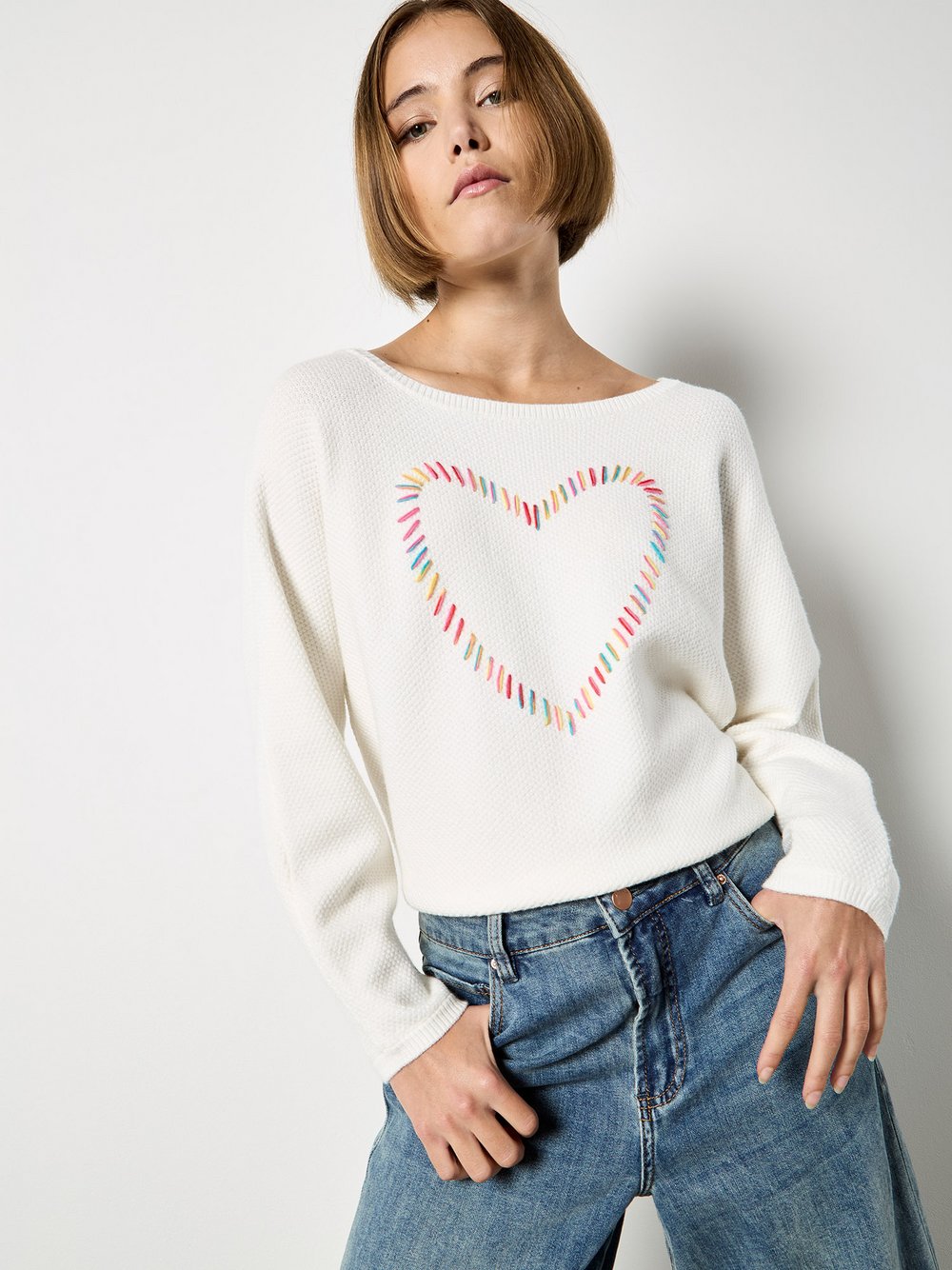 Apricot Pullover Damen beige, 36 Image
