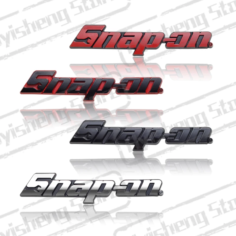 Autocollant métallique 3D de 20CM, lettres emblème à pression, Badge de décoration de voiture, autocollants universels pour outils à pression, boîte à outils OEM, boîte à outils, boîte à outils