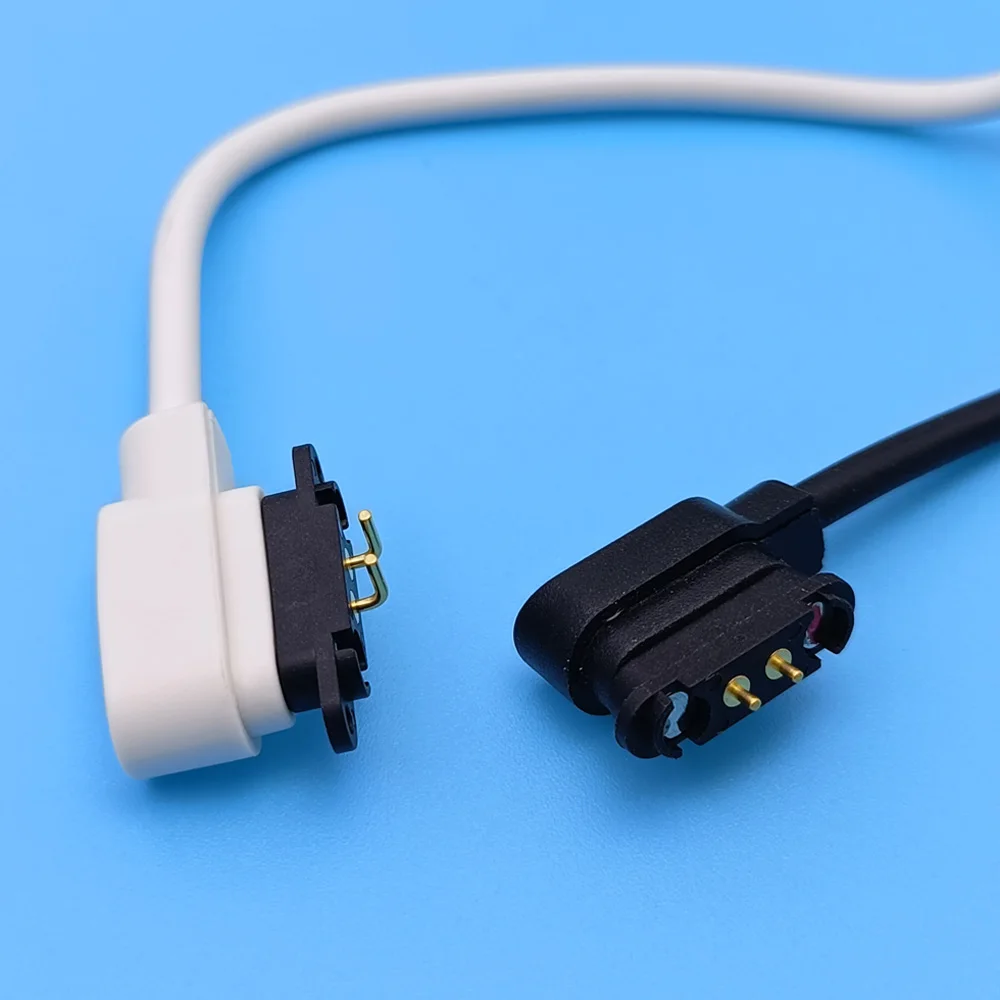 Magnetischer DC-Stromanschluss, 2-polig, 2,8 mm Rastermaß, Pogo-Pin-Stecker, magnetisches Pogopin-Ladekabel, federbelastet Image