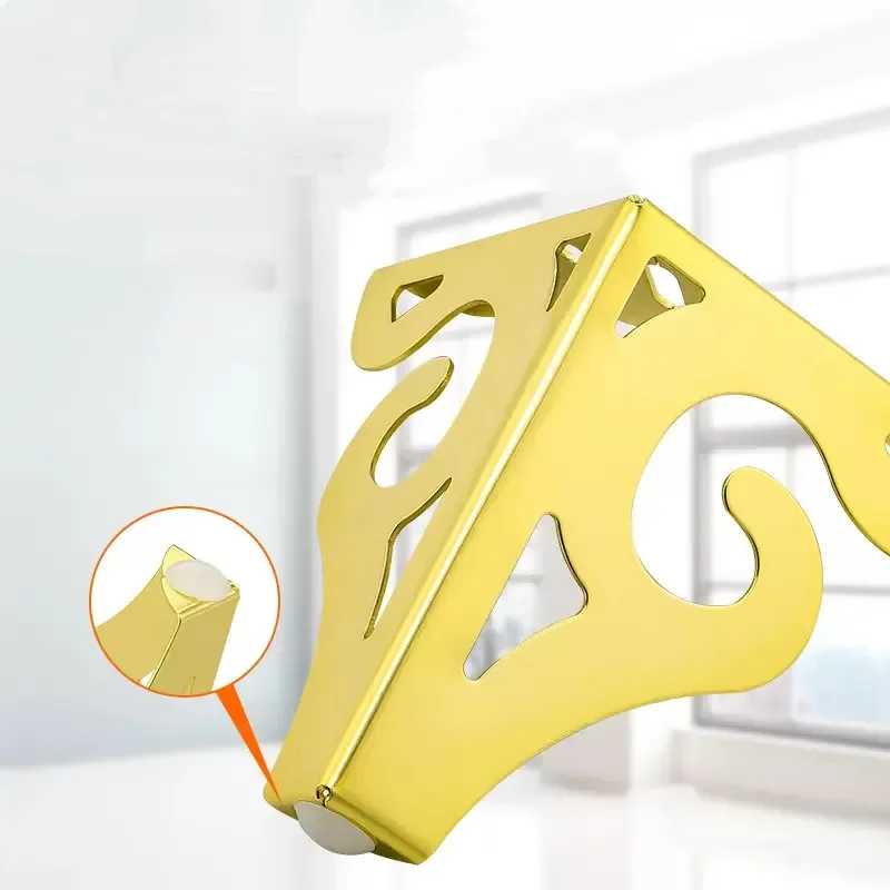 4 teile/satz Hohl Carving Metall Möbel Beine Sofa Beine Schrank Tisch Bett Beine mit Schrauben Möbel Zubehör