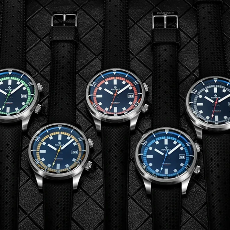 RDUNAE Uhr Für Männer R3 Automatische Mechanische Uhr 43mm NH35A Bewegung Luxus Saphirglas Kristall 20Bar Wasserdichte Armbanduhr Image