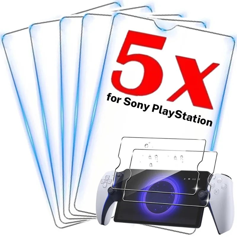 5/1Pcs für Sony PlayStation Portal Härte Anti-Scratch Temperd Glas Screen Protector Spiel Maschine Schutz Filme für Sony Image