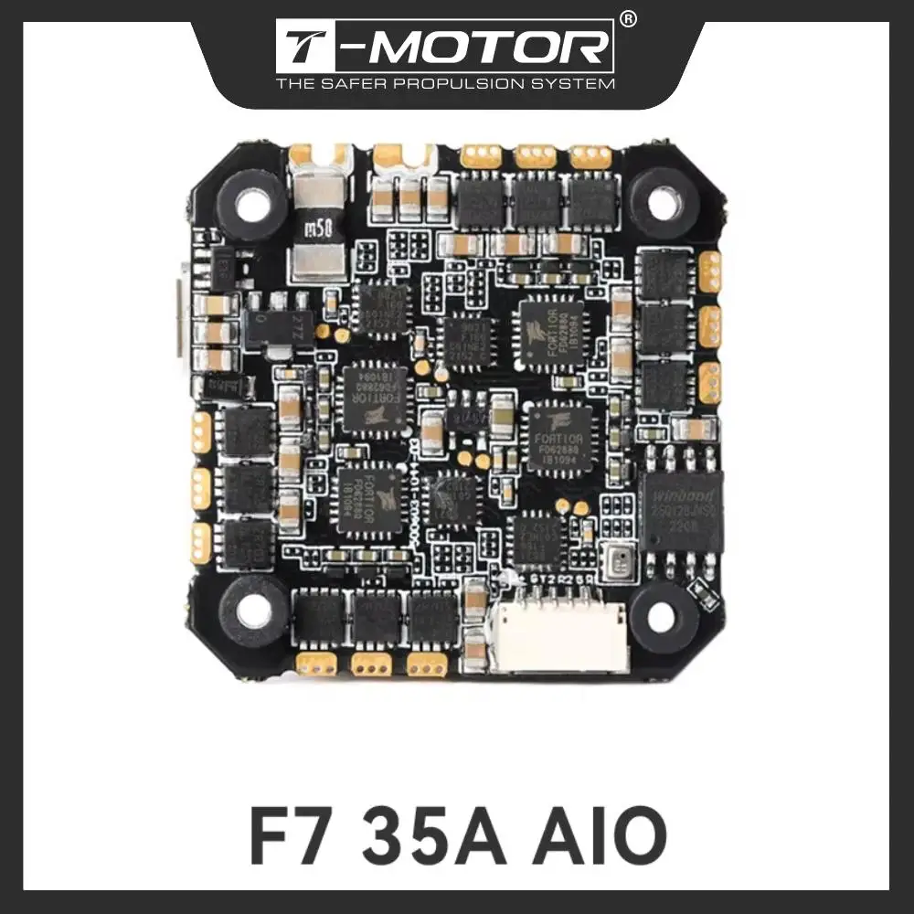 T-MOTOR Stack F7 35A AIO/ F7 45A 2-6S AIO ESC+FC Elektronische Geschwindigkeit-Controller Flug W/MPU Gyroskop Drohnen Teile Image