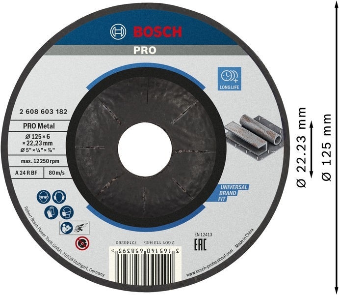 Bosch Power Tools Schruppscheibe 2608603182 Image