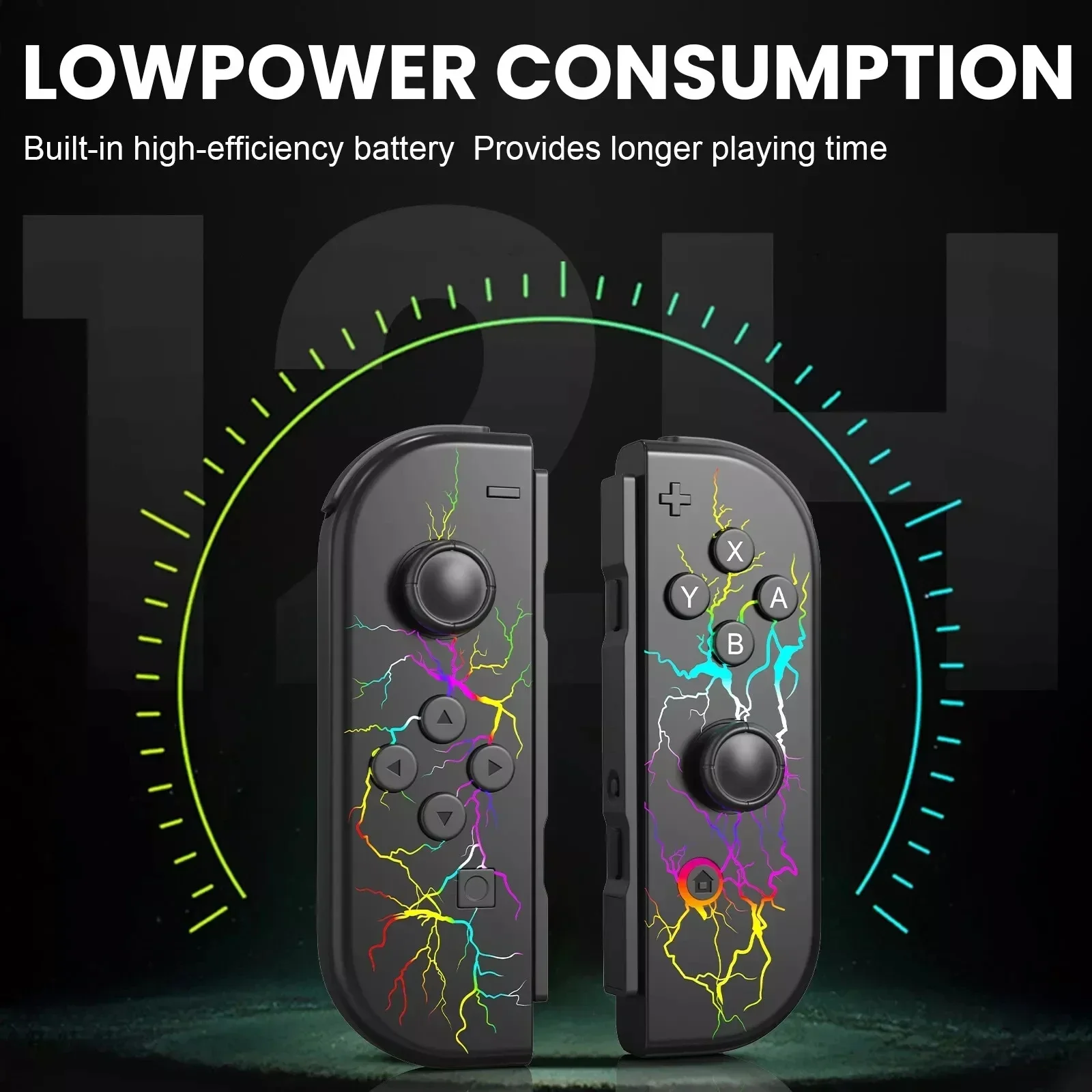 Manette de jeu Joy Pad Joycons pour Nintendo Switch, contrôleur de jeu sans fil Bluetooth, joystick avec Turbo, consoles de jeux vidéo