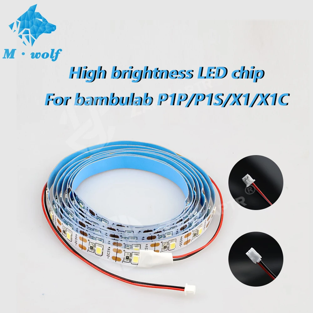 1pc LED-Licht für Bambus Labor licht p1p p1s x1c LED-Leuchten Streifen LED-Licht Kit 5v 150cm ip44 High-End-Beleuchtungs lampe super hell