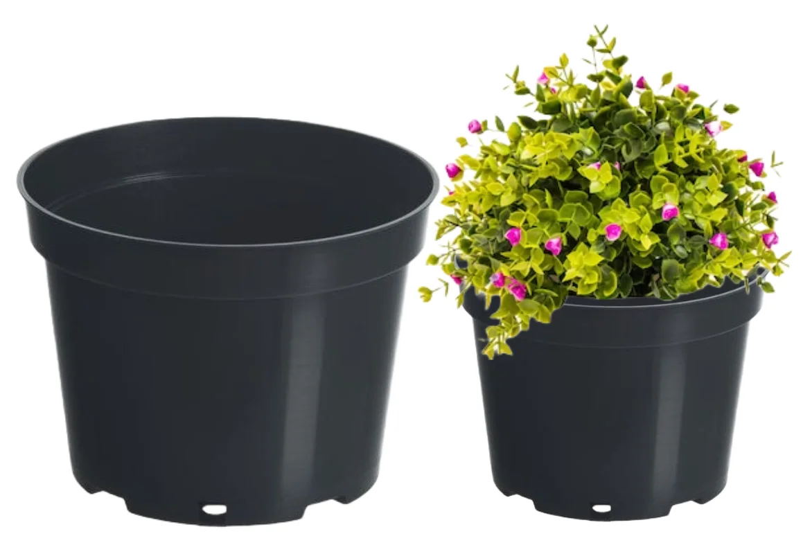 Produktion Blumentopf Kunststoff schwarz 10L 28cm Image