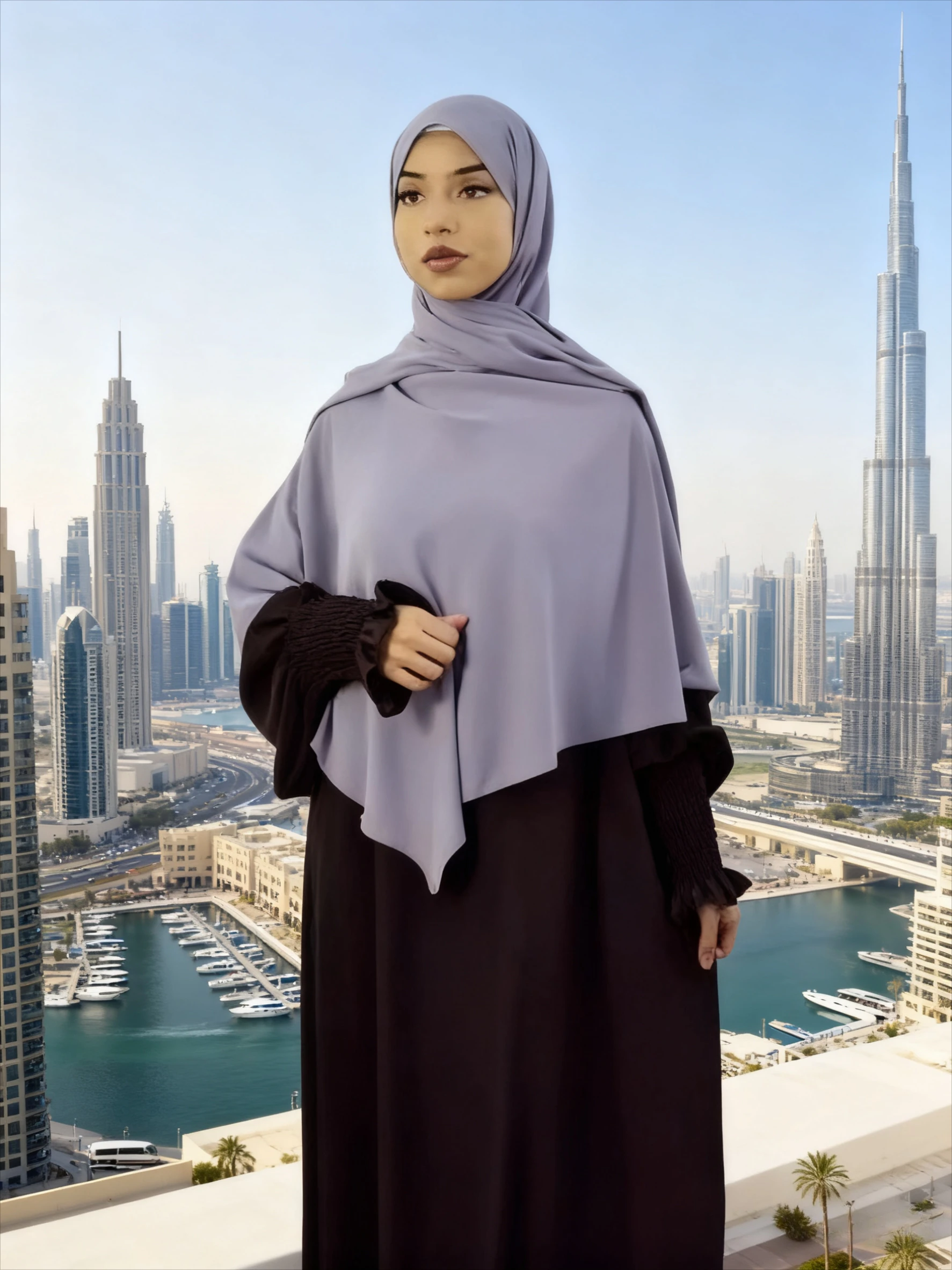 Eid Muslimische Frauen Khimar Hijab Schal Solide Kopf Wrap Ramadan Islamische Hijabs Schals Turban Arabisch Damen Marokko Kopftuch Hijabs Image