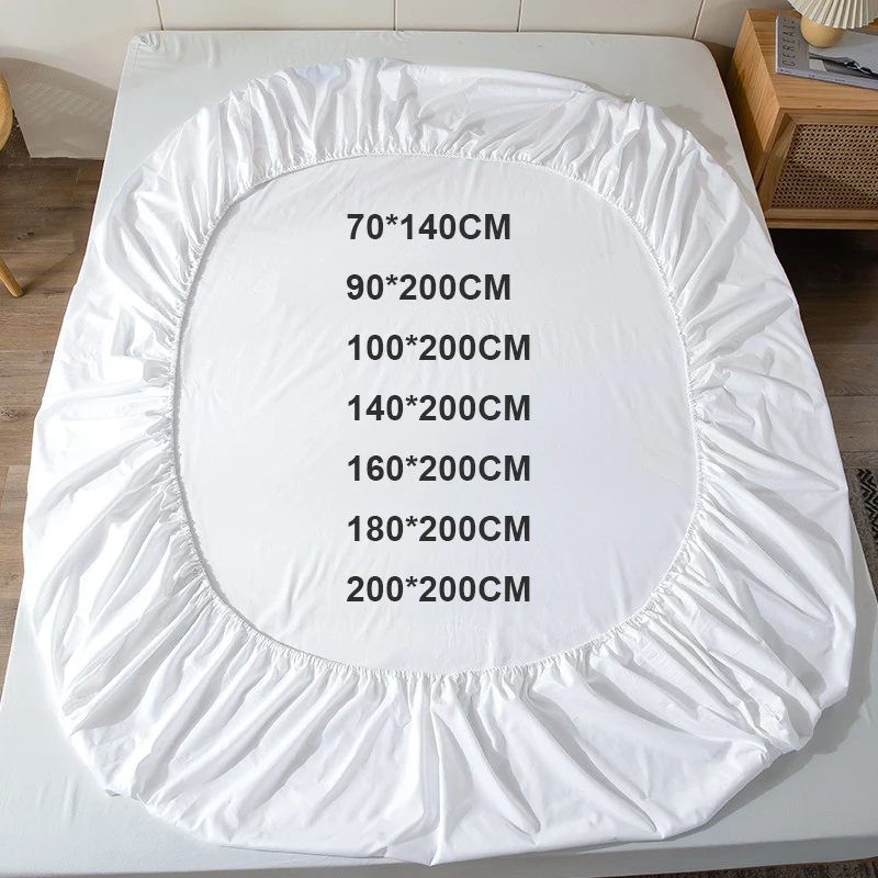 Matratzenschoner, wasserdichter Bettbezug für Matratzen bis zu 25 cm dick, wasserdichter Spannbetttuch, Bettbezug, Betttuch Image