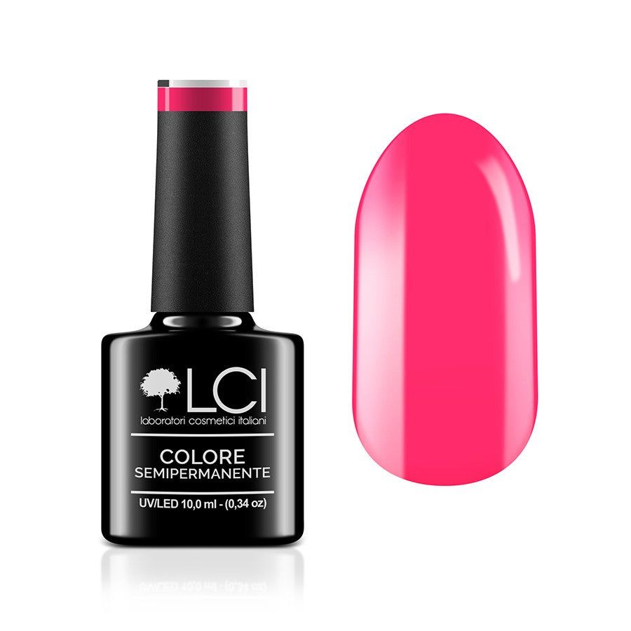 LCI Cosmetics - Smalto Semipermanente Fucsia babol neon 10 ml
