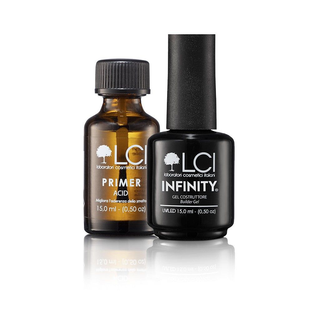 LCI Cosmetics - Combo Pack: Infinity Builder Gel 15 ml + Acid Primer 3