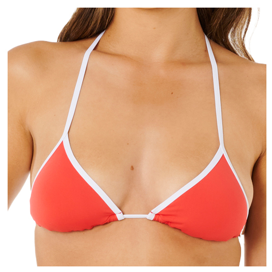 Rip Curl - Women's Classic Surf Sliding Tri - Bikini-Top Gr S orange