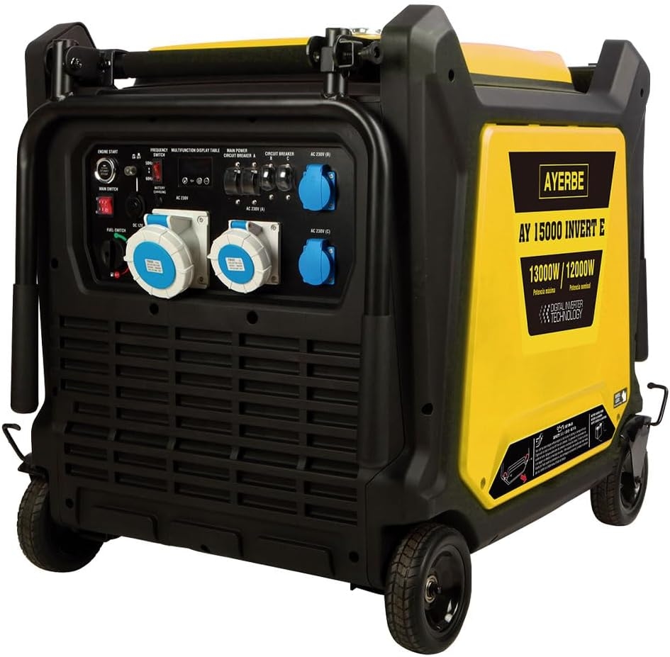 MAESTRO FERRETERO Inverter-Benzingenerator 13000 W mit Kiotsu Motor 27 HP, Elektrostart und 40 L Tank Image