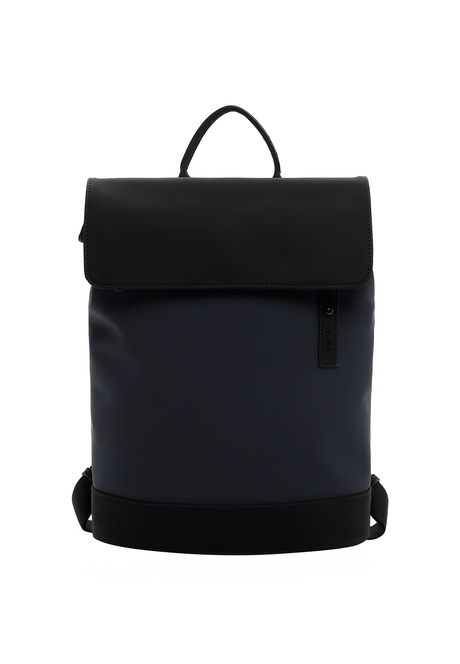 Rucksack EMILY & NOAH "Rucksack E&N Le Havre RUE 09", Herren, Gr. B/H/T: 33cm x 36cm x 12cm, blau (blau, kombi 510), Obermaterial: 60% Polyurethan PU. 40% Polyester PES., Rucksäcke Rucksack