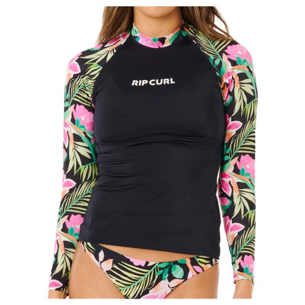 Rip Curl - Women's Molokai L/S Floral Insert - Lycra Gr XXL schwarz
