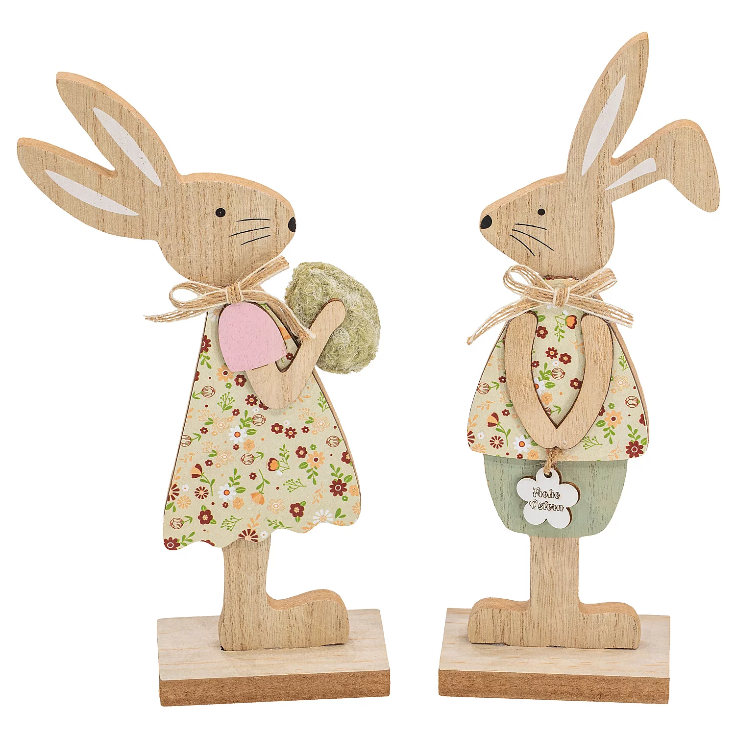 Deko-Hasen, 27 cm, 2 Stück