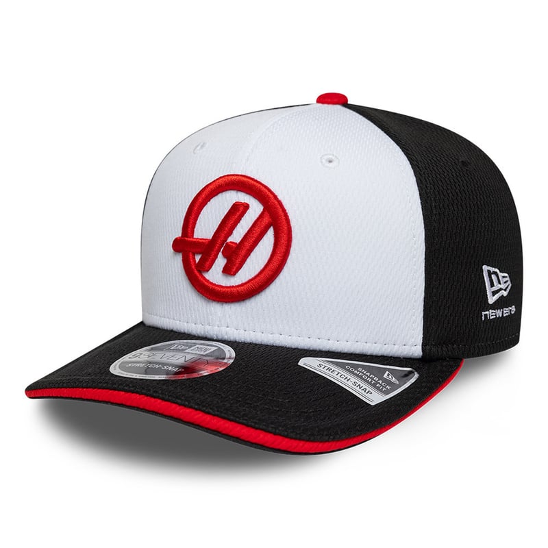 Haas New Era 9SEVENTY Team Stretch Snap Cap (Schwarz)