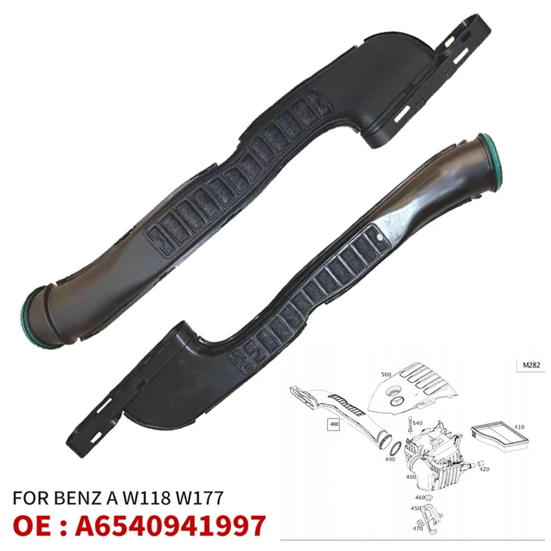 Für Mercedes Benz A-Klasse W118 W177 LUFTEINLASSE Rohr Kanal Rohr Schlauch Tubo A 6540941997 Autozubehör Image