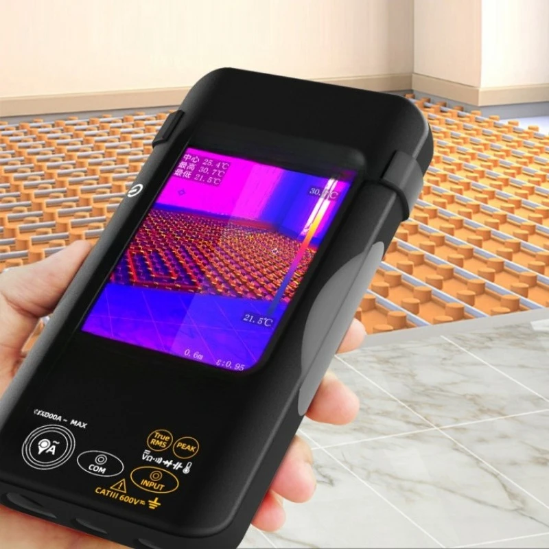 Hochpräzises, multifunktionales, tragbares, industrielles elektronisches Wartungsthermometer zur Leckerkennung Image