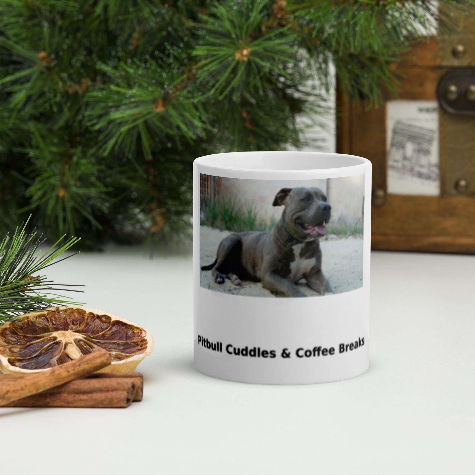 Tazza Pit Bull per amanti dei cani / Regalo per mamma e papà Pit Bull / Simpatica tazza da caffè Pit Bull / Regalo per proprietari di cani / Tazza per