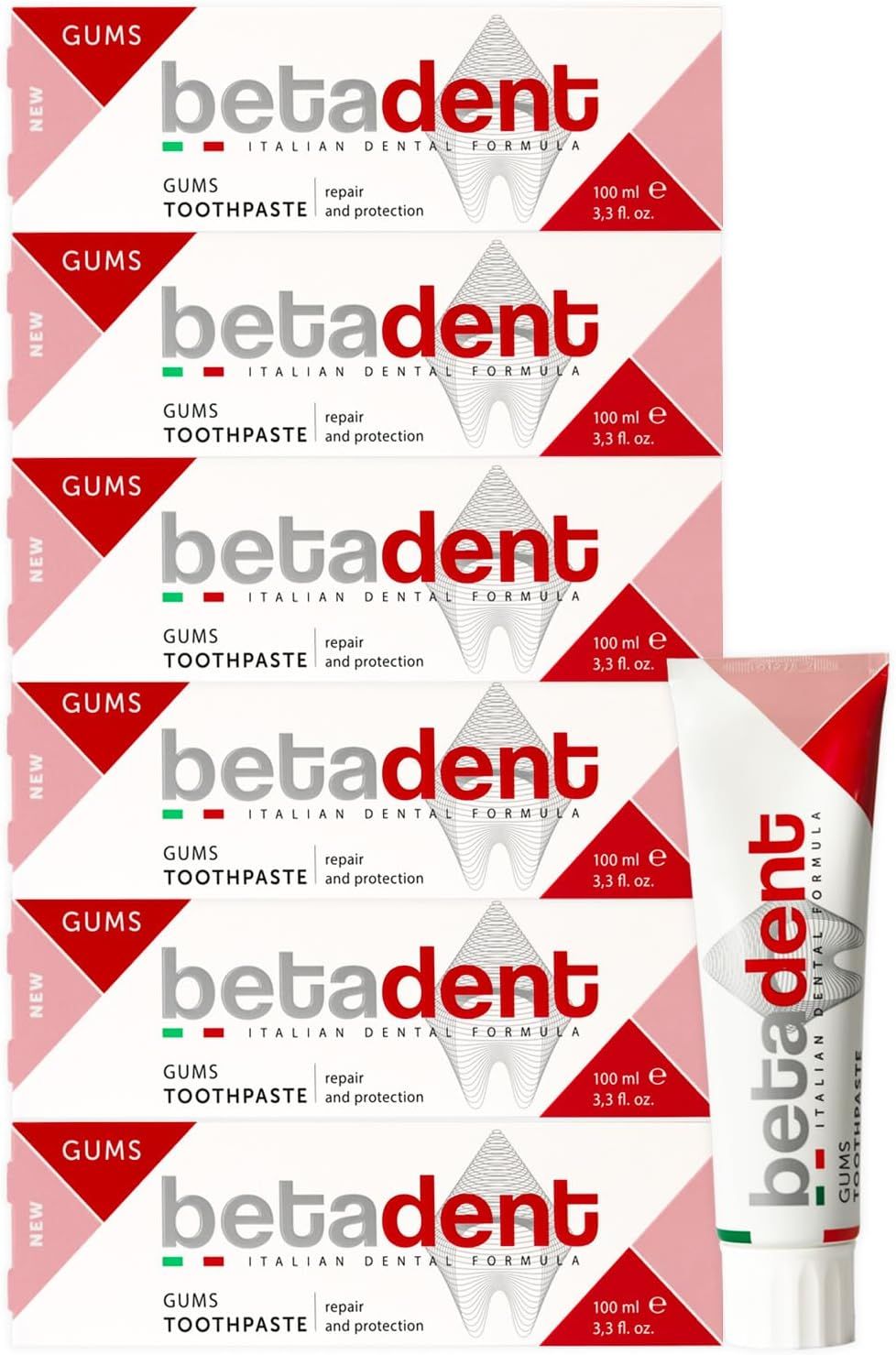 BETADENT - Dentifricio Gums Gengive Sensibili infiammate irritate Ripa