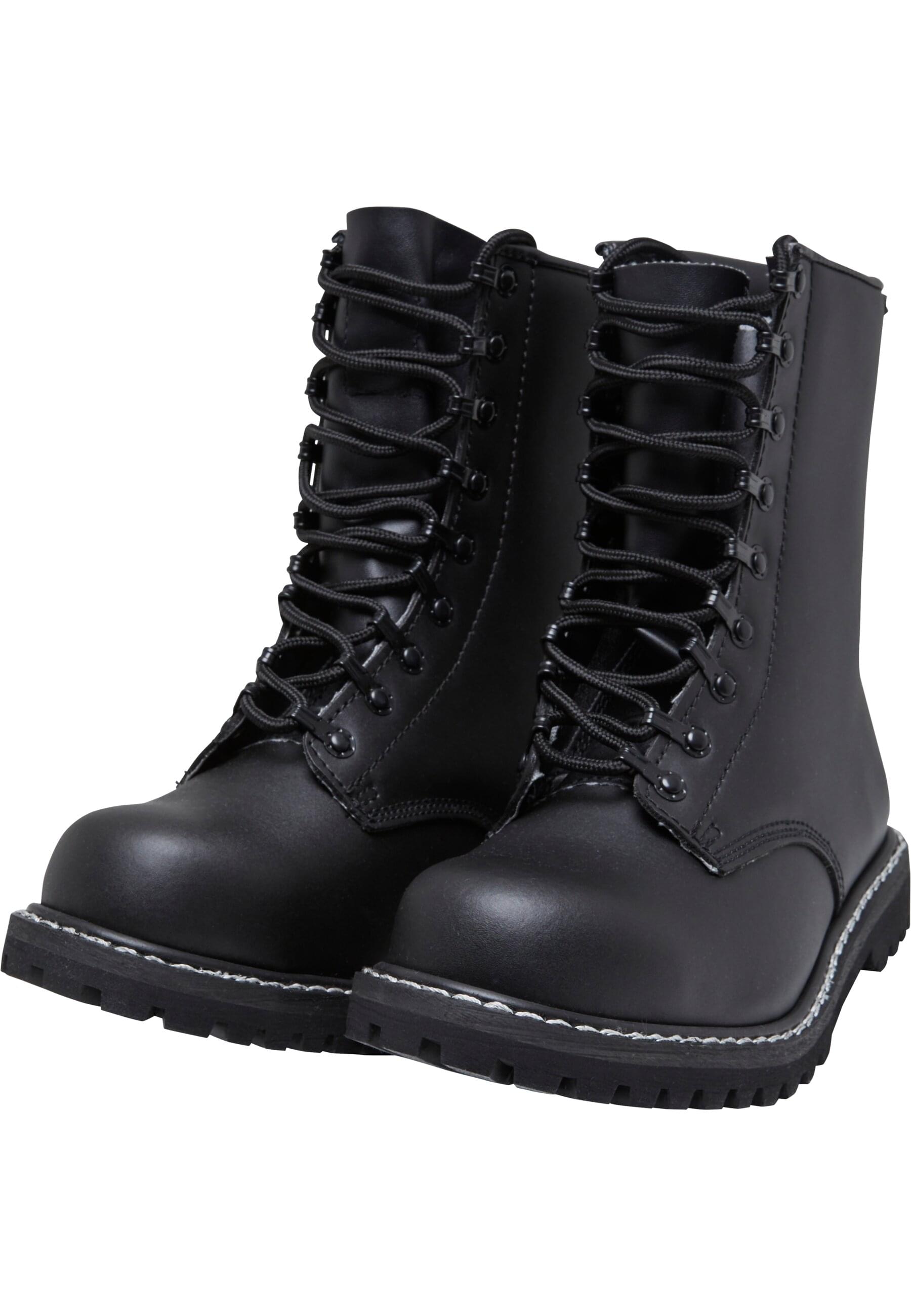Stiefel BRANDIT "Brandit Herren Army Boots", Herren, Gr. 46, schwarz, unifarben, Schuhe Stiefel