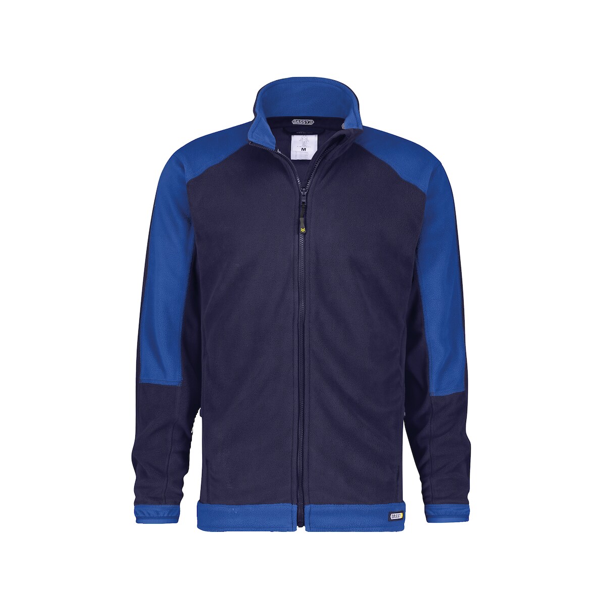 DASSY Fleecejacke KAZAN - Arbeitsjacke mit Cordura-Verstärkung dunkelblau/kornblau XL Image