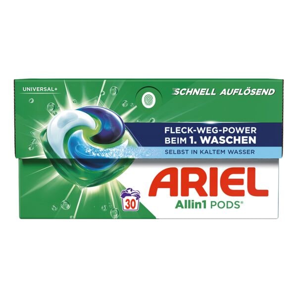 ARIEL Universalwaschmittel All-in-1 Pods »UNIVERSAL+« 30 WL grau Image