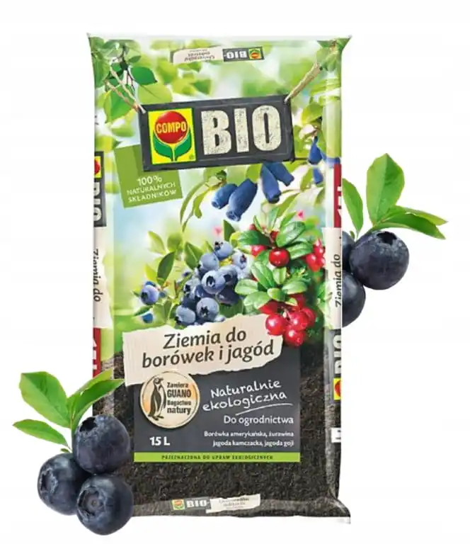 Erdsubstrat für Blaubeeren und Beeren 15L effizient Image