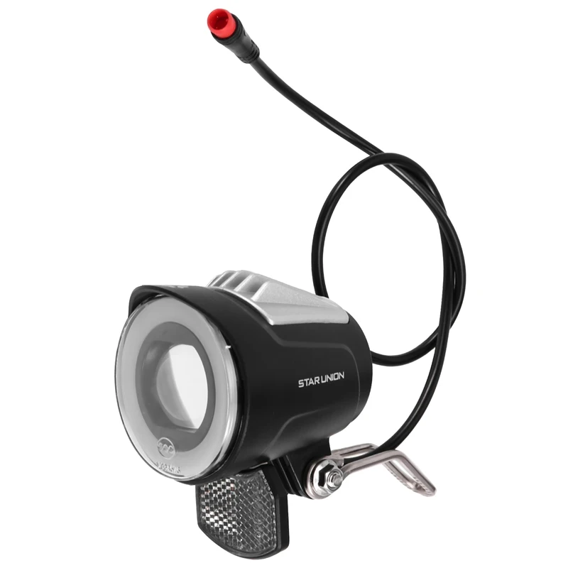 36/48V E-Bike Licht Elektroroller LED Scheinwerfer 5W Wasserdichte Lampe Motorrad Fahrrad Taschenlampe Image