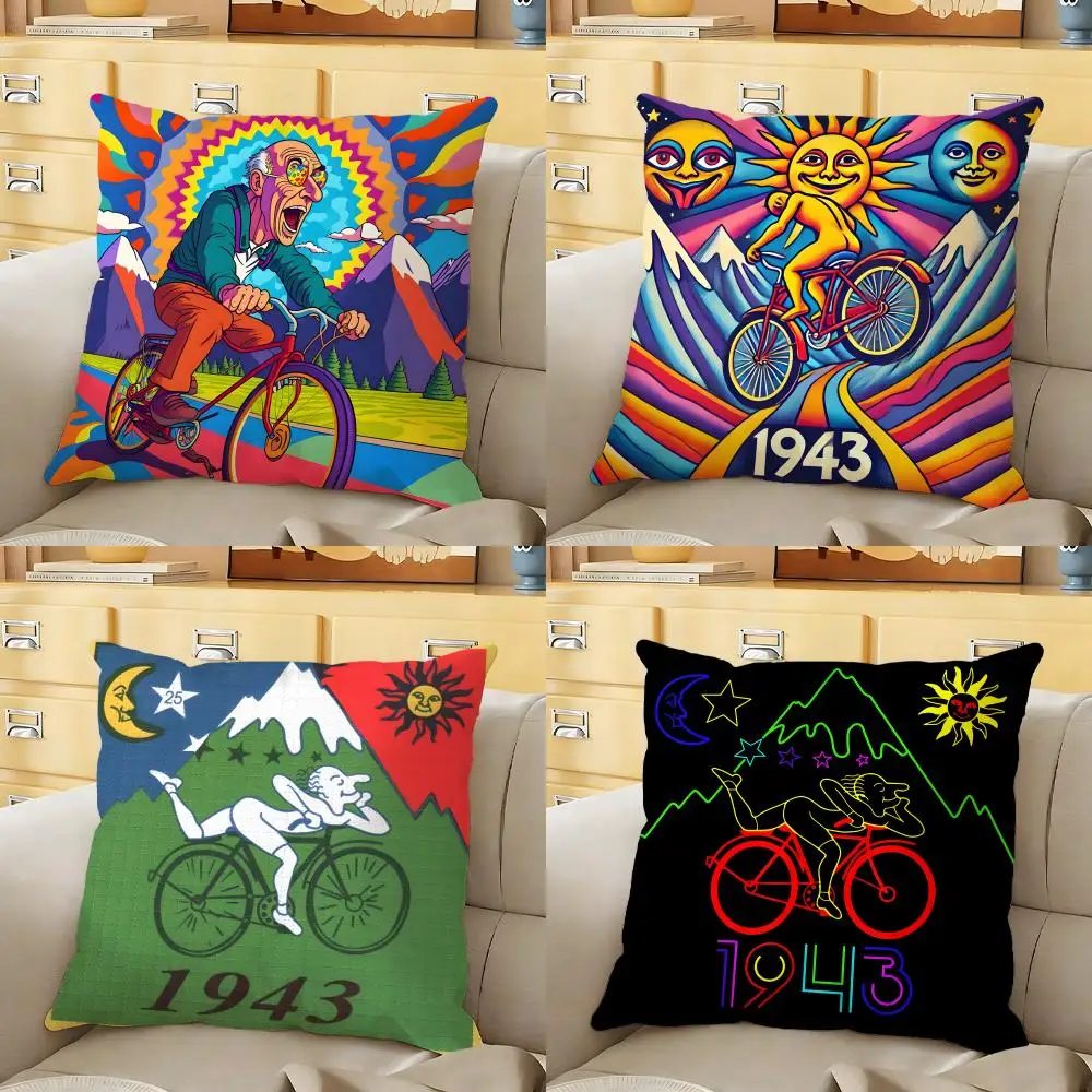 Style A-Albert H-Hofmann Kissenbezug, weicher, langlebiger, wendbarer Kissenbezug für Zuhause und Auto, vielseitig einsetzbar, täglicher Komfort-Kissenbezug Image