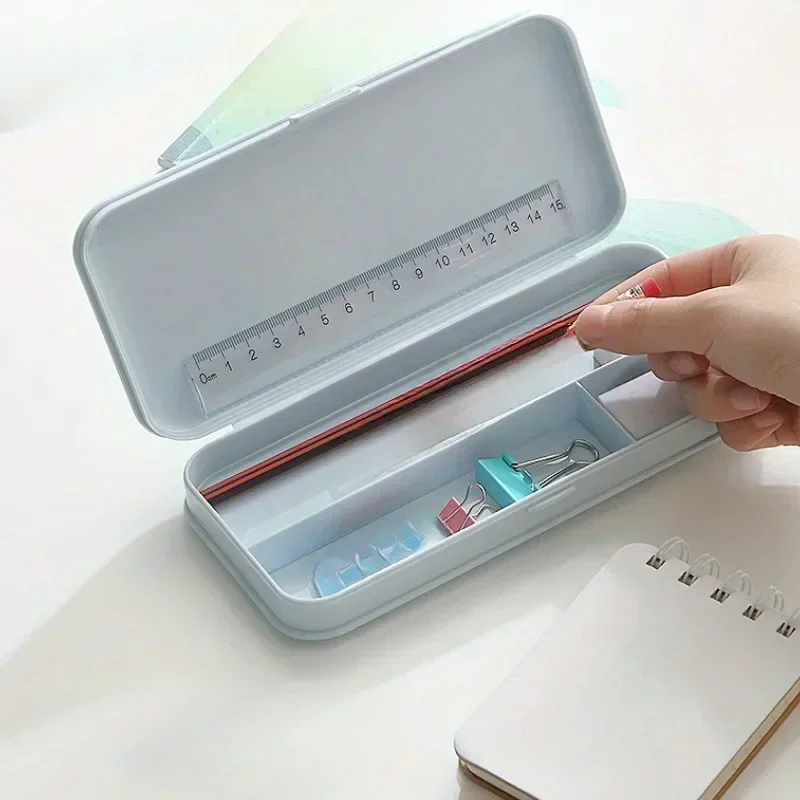 Neues Schüler-Federmäppchen - Kreative & Minimalistische Schreibwarenbox zur Organisation von Schulmaterial Image