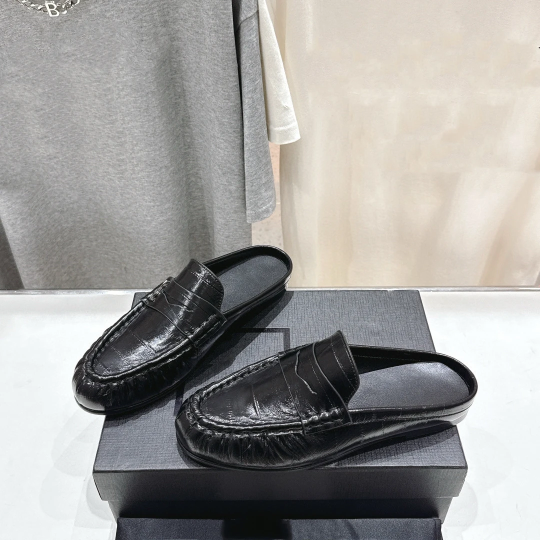 Damen Premium-Leder-Loafer - Komfortable Slip-On Schuhe, Größen 36-42 EU (Große Größen Verfügbar), Elegante Büro- und Freizeitschuhe