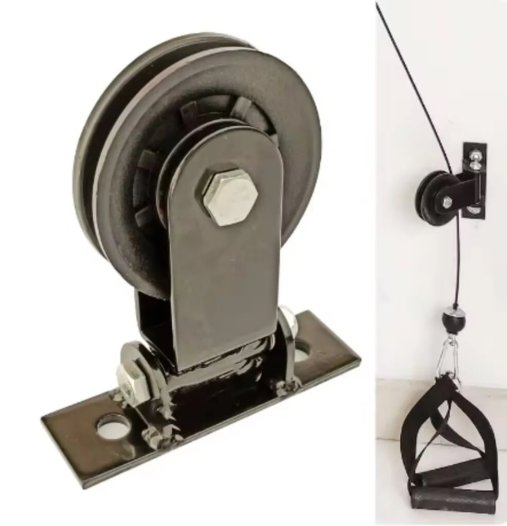 Swingable Wand Montiert DIY Stille Pulley Maschine Zubehör LAT Lift Kabel System Befestigung Für Home Pulldown Fitness Training Image