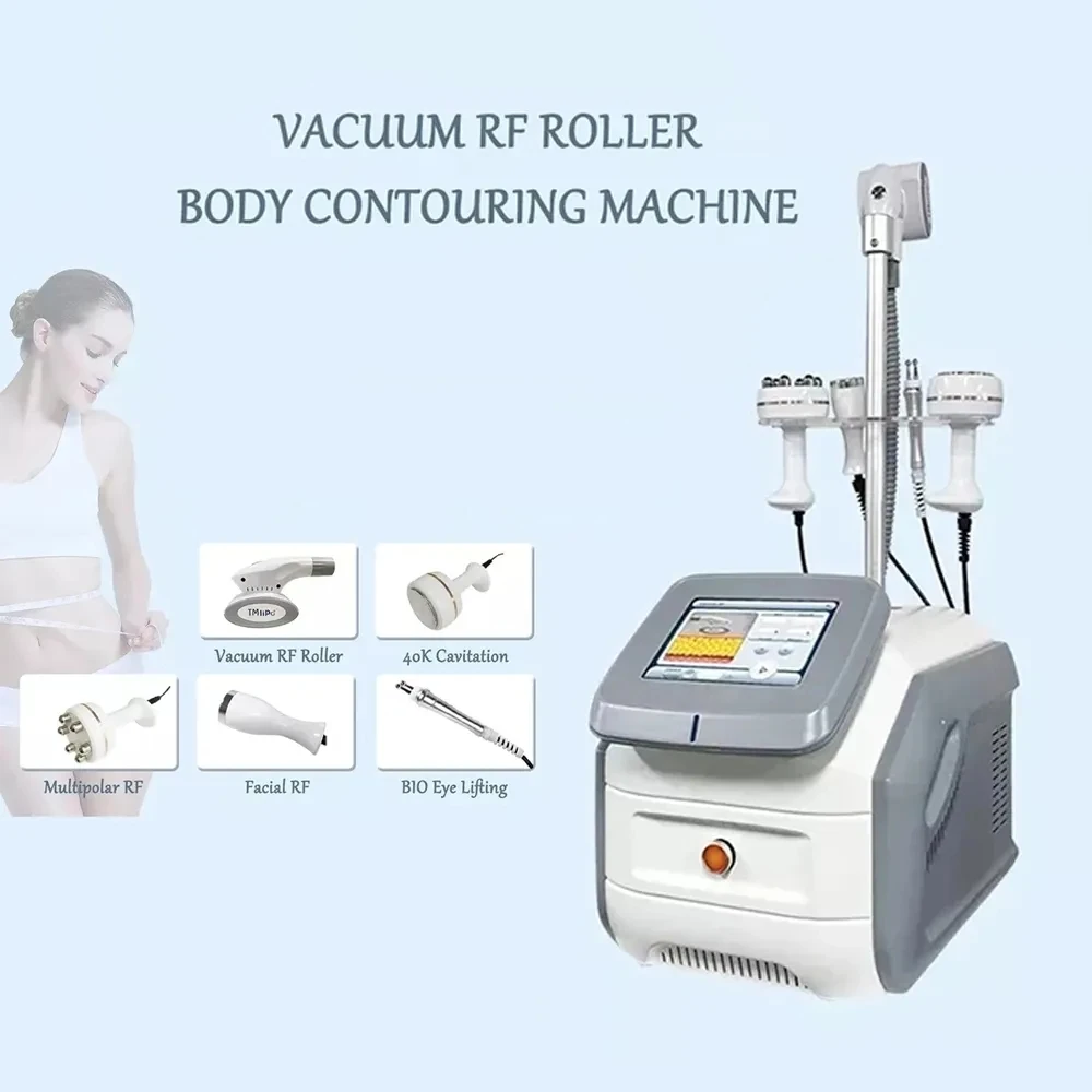2025 Fetttransfermaschine von guter Qualität, beste Anti-Cellulite-Kavitationsfett-Gefriermaschine, Fettverbrennungsmaschine, 4 Griffe Image