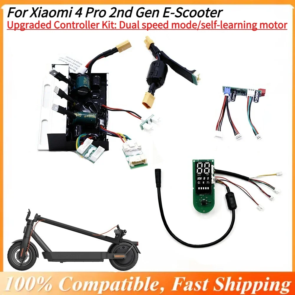 Verbessertes 55 km/h E-Scooter-Controller-Kit für Xiaomi 4Pro2 E-Scooter - Geschwindigkeitsfreischaltung, Motor-Selbstlern-Motherboard-Ersatz Image