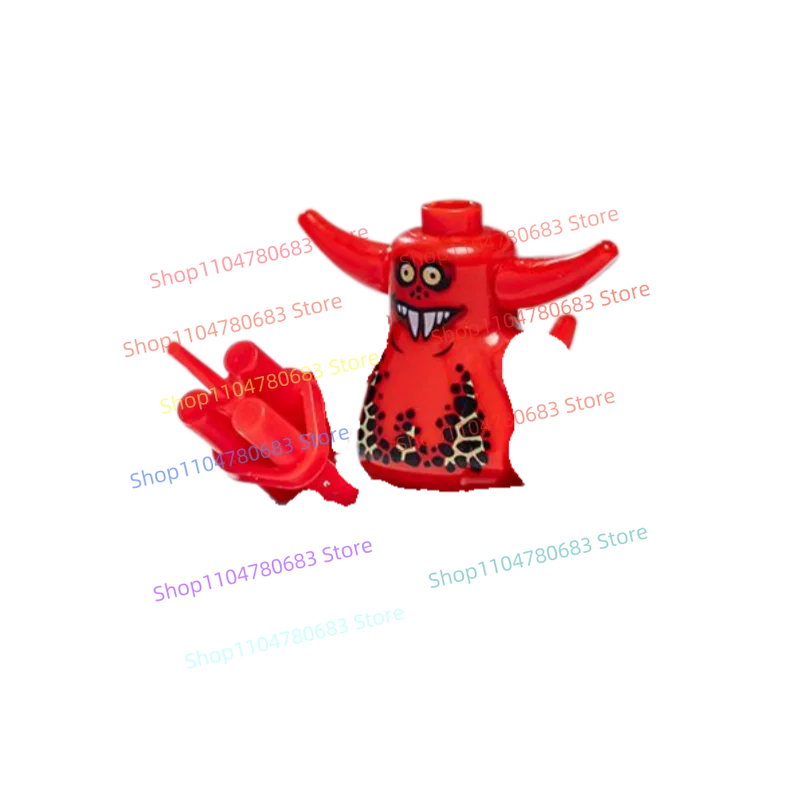 MOC Bausteine Neuer Ritter-Krieger Spielzeug zum Zusammenbauen und Zusammensetzen Sammlerstücke Festliche Geschenke Image