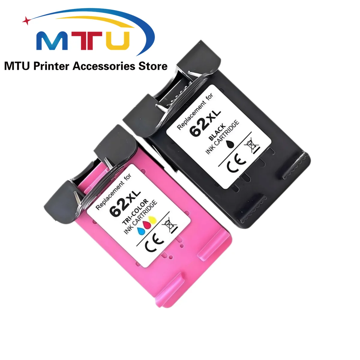 62XL Tintenpatronen für HP Envy 5540 5640 5642 5644 5646 7640 5660 7644 250 200 5740 5742 Drucker Image