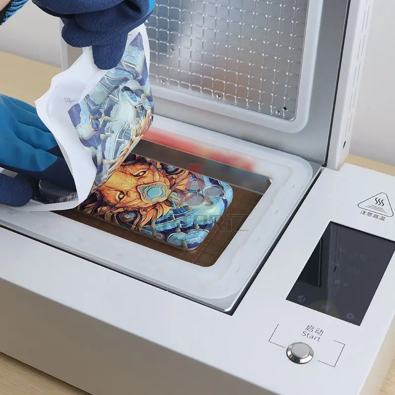 3D Sublimation Mobile Shell Cover Wärme Presse Transfer Drucker Benutzerdefinierte DIY Personalisierte Vakuum Telefon Fällen Druck Maschine Image