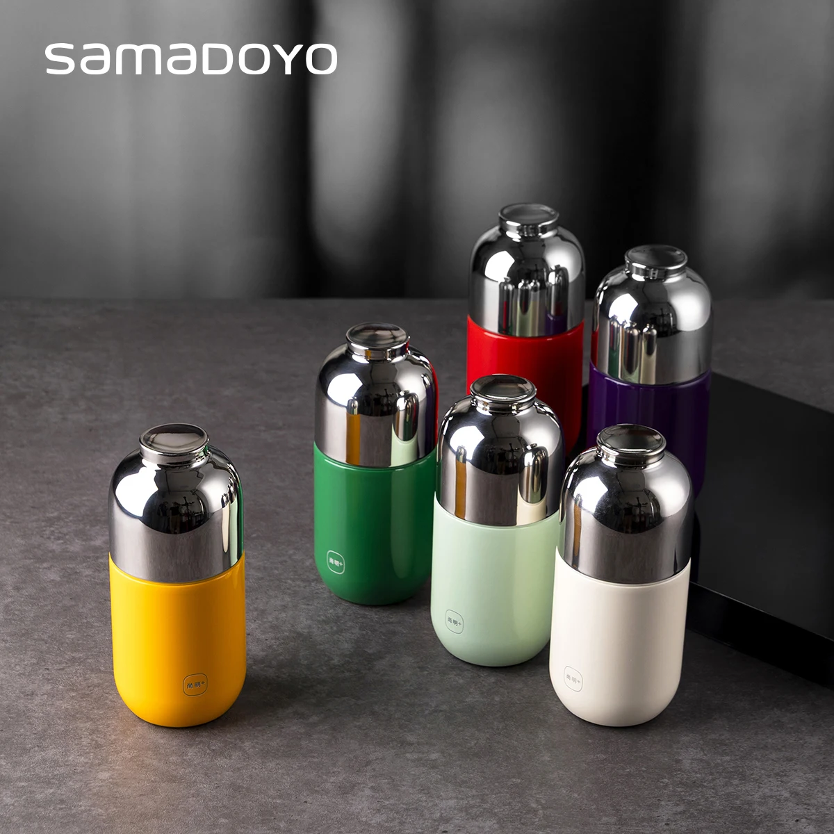 SAMADOYO-316 Edelstahl Isolierbecher, Tee-Infusionsbecher, Tragbarer Becher mit Eingebautem Teefilter, Premium-Qualität ​ , 160ml