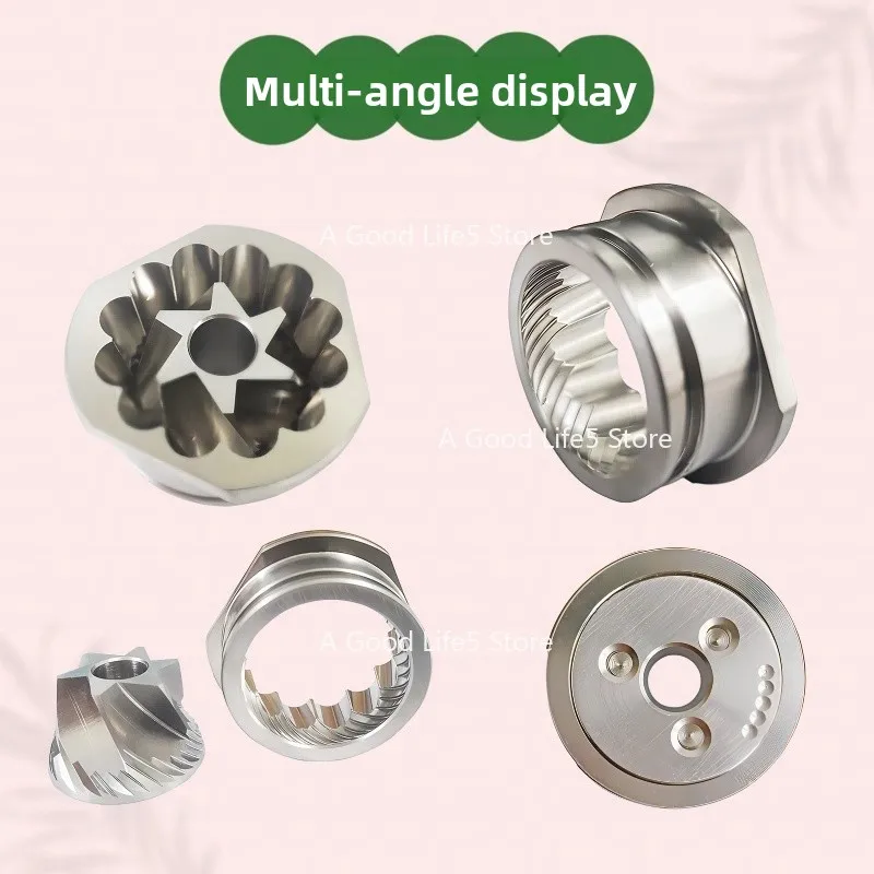 Gelten für Delong Automatische Kaffeemaschine Bean Cutter Platte Edelstahl Zubehör ECAM Schleifkern DELONGHI Image