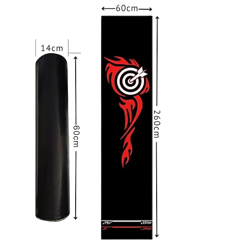 Dart-Übungsmatte, leicht zu reinigen, rutschfest, strapazierfähig und fleckenabweisend, für Spielhallen, Indoor-Wettkämpfe Image