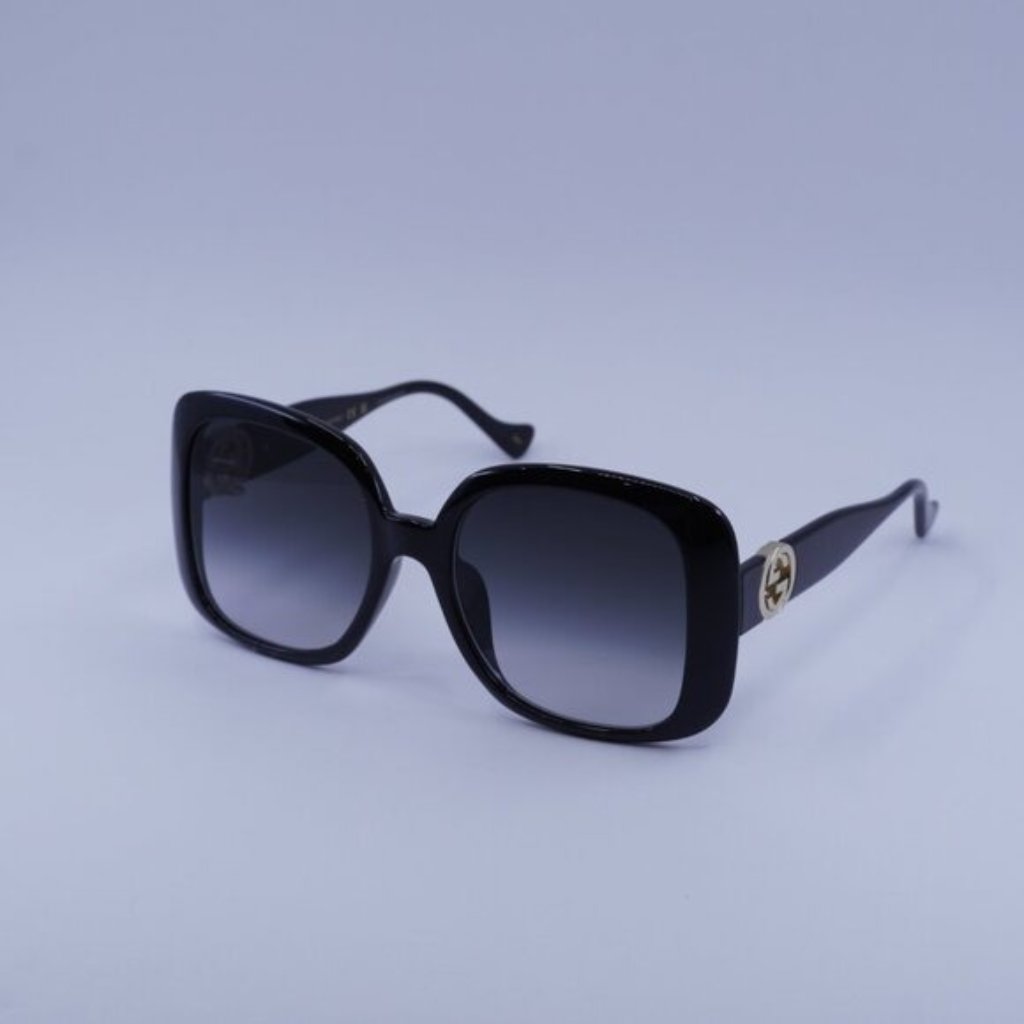 Gucci Accessories | Gucci Gg1029sa 001 Sunglasses Black Square Frame, Grey Gradient Lenses | Color: Black/Gray | Size: 57 - 19 - 145