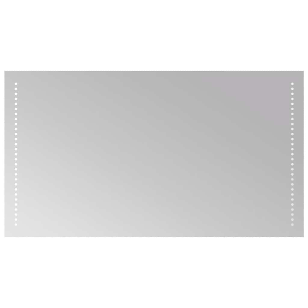 vidaXL LED-Badspiegel 90x50 cm Image
