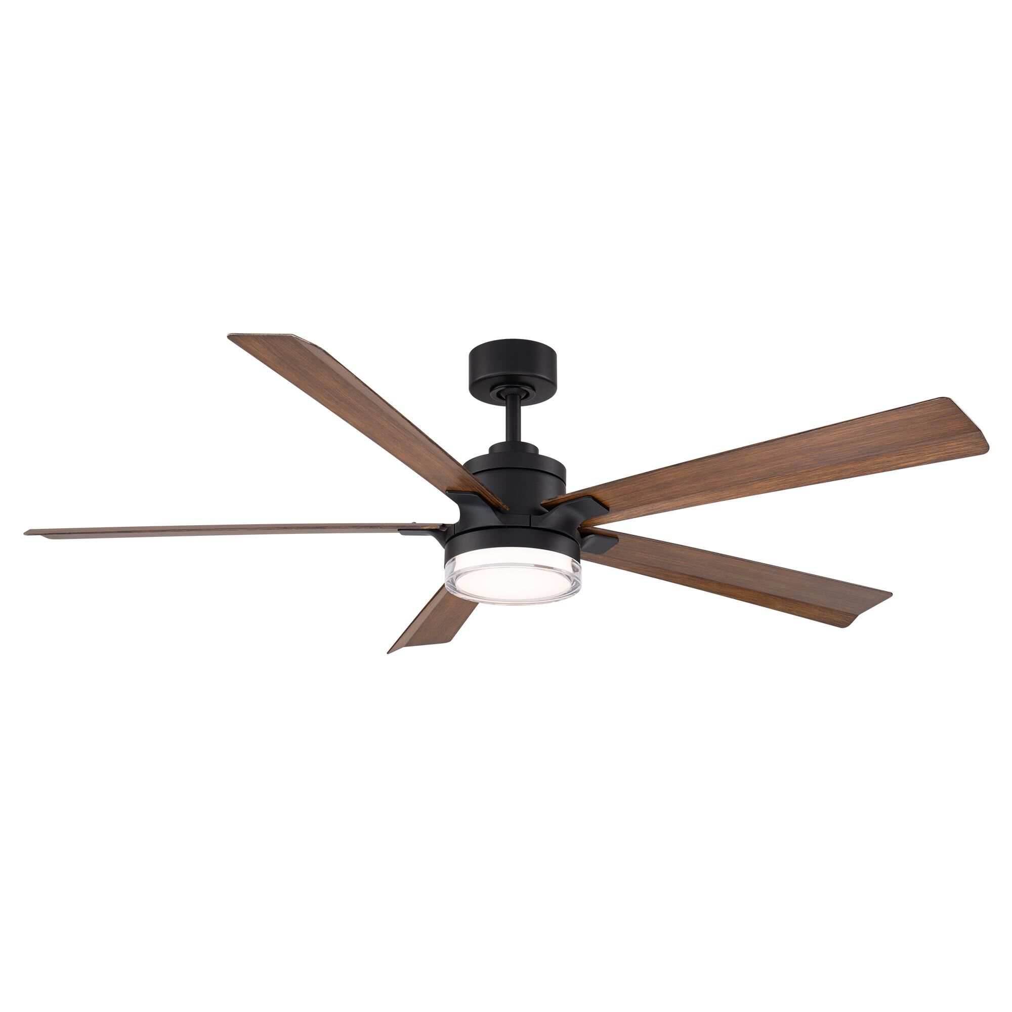 Modern Forms Radiant 64 Inch Ceiling Fan with Light Kit - FR-D2603-64L-MB/DK